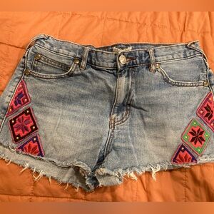 Free People Denim cutoffs